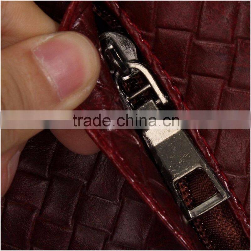 Luxury Women Girls Leather Woven Backpack Campus Shoulder Bag Bookbag Satchel