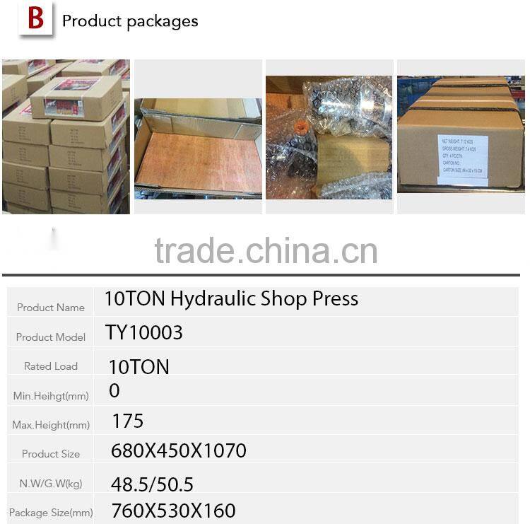 Torin BigRed Hydraulic Shop Press 10ton(CE)