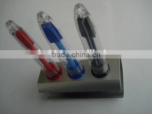 stand up 3 in 1 popular gift ballpoint pen with pen holder