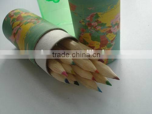 12pcs school drawing pencil color pencils with sharpener