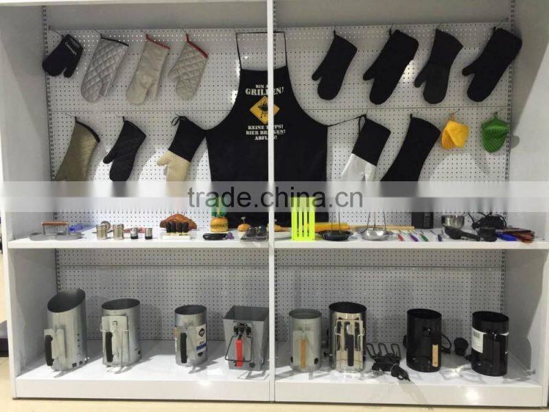 Stainless steel vegetable wok, BBQ cooking basket KY3631AP