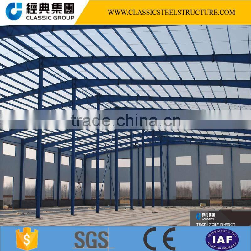 low cost prefabricated steel structure warehouse/steel structure