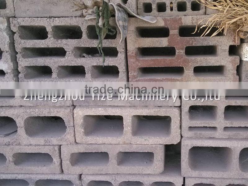 Manual hollow block maker concrete hollow block making machine price