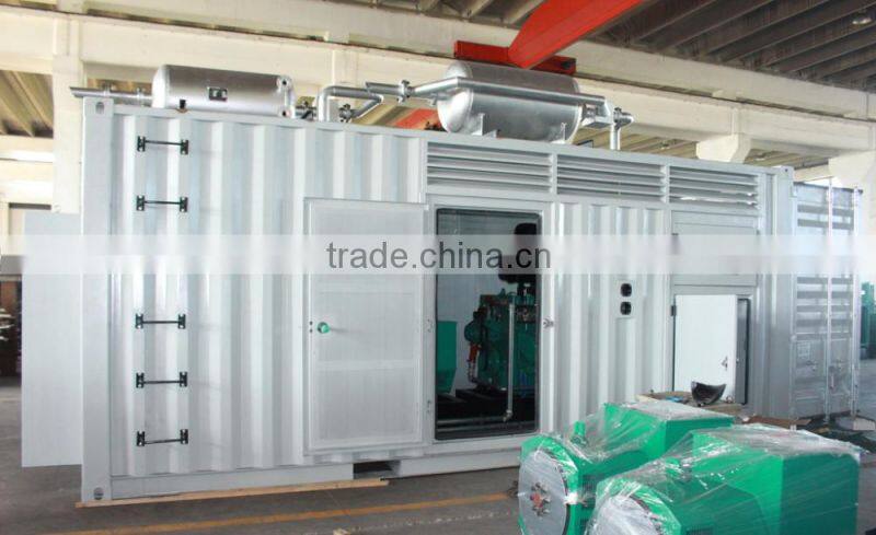 10kw-500kw power container natural gas generator manufacture price