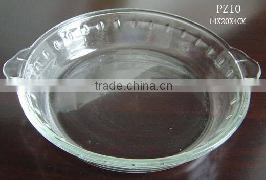 Different size homeware glass plate for dinner