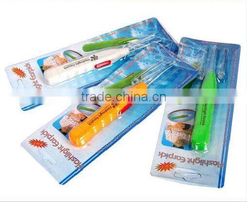 plastic blister packaging for flashlight mini flashlight earpick