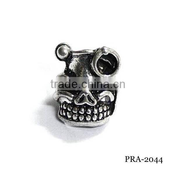 New Arrival Horn Skull Beads 15*12mm Ornaments for knife lanyards or camping cord PRA-2044