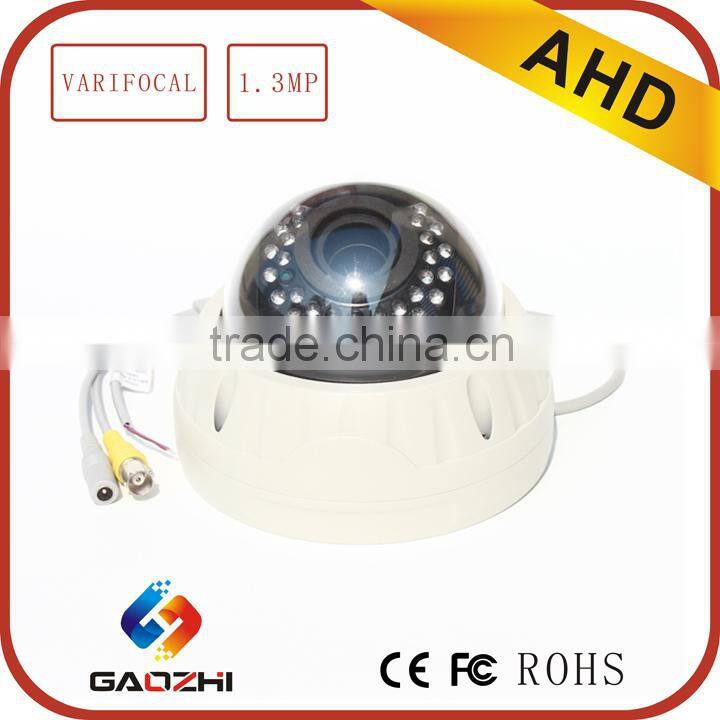 1.3 Megapixel 960P IR CUT COMS IP66 Dome Indoor Analog Camera 2.8-12mm Varifocal Lens Camera AHD
