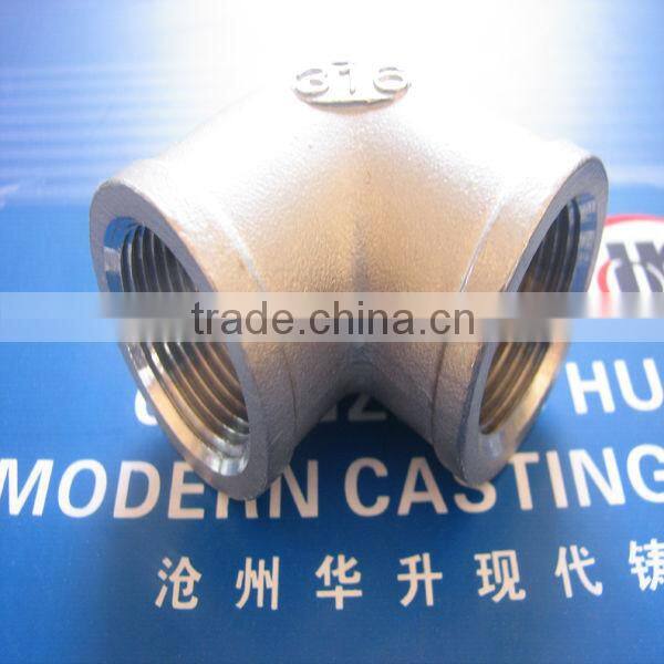 304 316 stainless steel 1/8-4inch elbow