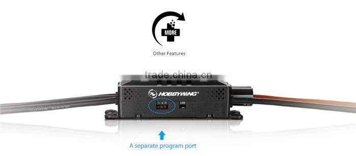 Hobbywing Platinum HV 130A V4 Brushless ESC 6-14S LiPo High Voltage Built-in BEC