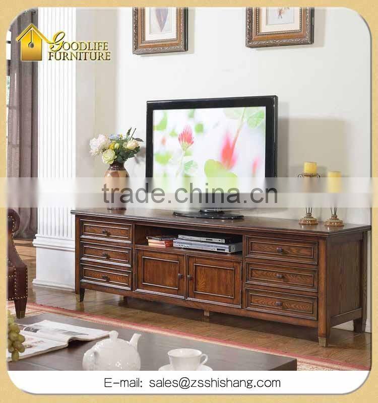 Customized Living Room Furniture Designs TV Wooden Cabinets