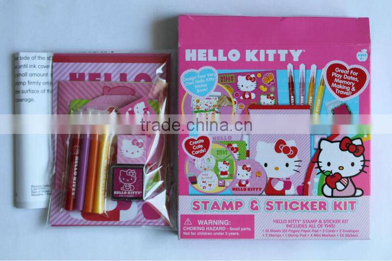 hello kitty diy stationery set