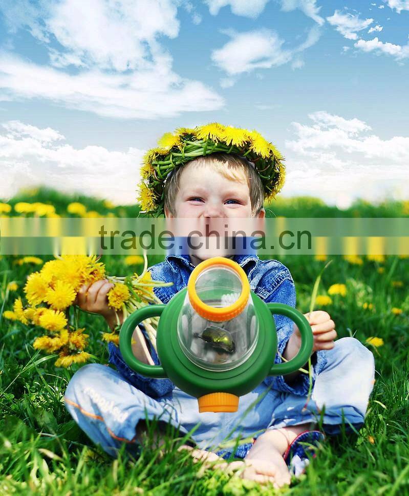 Kid Toy Magnifier Tool China Supplier,Plastic Bug Viewer Children Toy Magnifying Glass