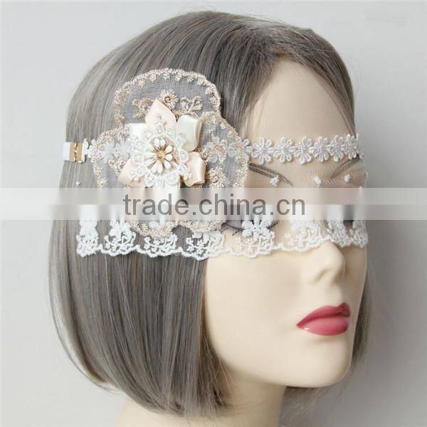 MYLOVE white lace masks bridal mask very beautiful MLMJ15