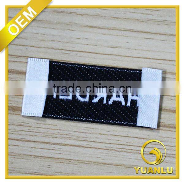 High Standard Satin Material Woven Neck Labels for Clothing