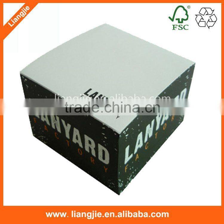 Side-advertisement printed note cube,memo block with wooden pallet