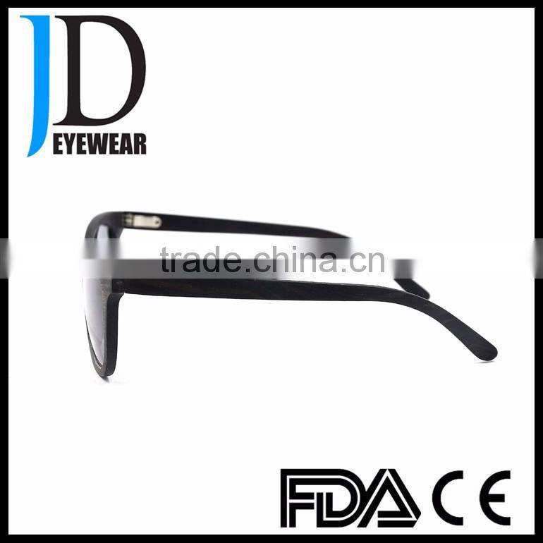 2016 Custom Made Square Ebony Wood OEM Sunglasses