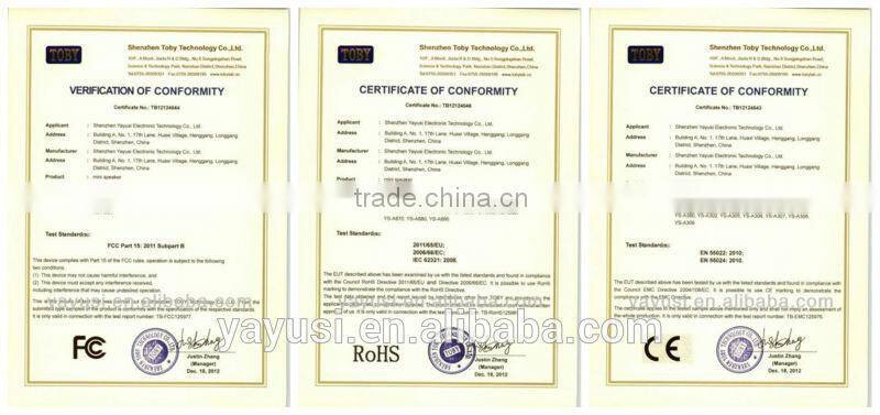 3W*2 portable mini speaker, USB powered