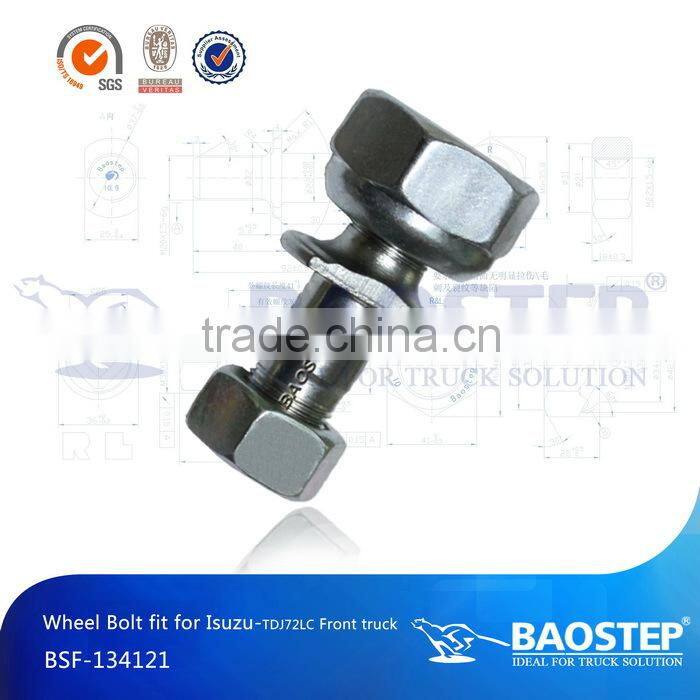 perno y tuerca hexagonal for Isuzu-NKR Front