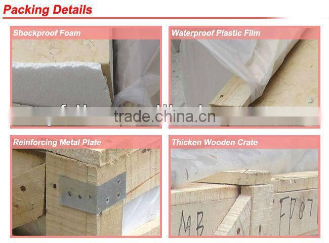 Beige Marble fireplace Surround freestanding white electric fireplace wall mounted YF-HT-S-BL011