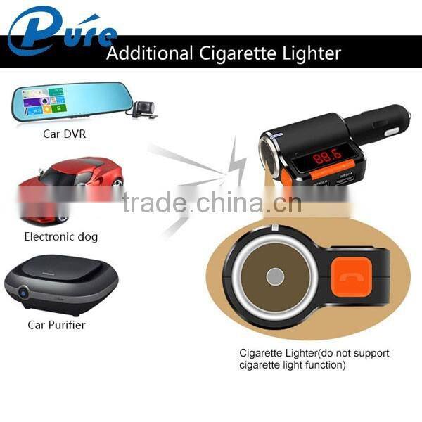 Mini Bluetooth Car Adapter FM Radio Broadcast Transmitter FM Fashion Design Hands-free Smartphone Device Cheap