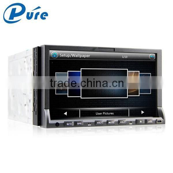 MTK3360 WinCE6.0 OS 256M RAM 2 Din 7 Inch Car DVD Player with Bluetooth 3G GPS TV AUXIN Radio