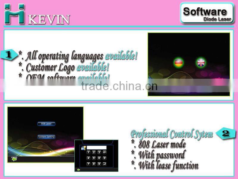 New Design SFDA, TGA certified medical machine 808nm Portable Diode Laser hair removal machine