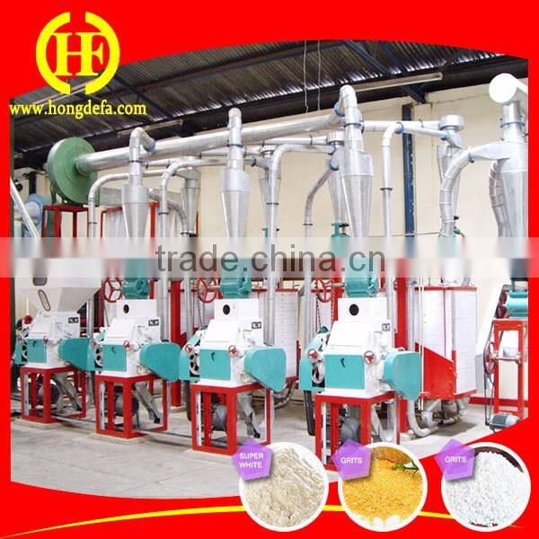 10 ton per day maize milling machine / corn flour mill machine