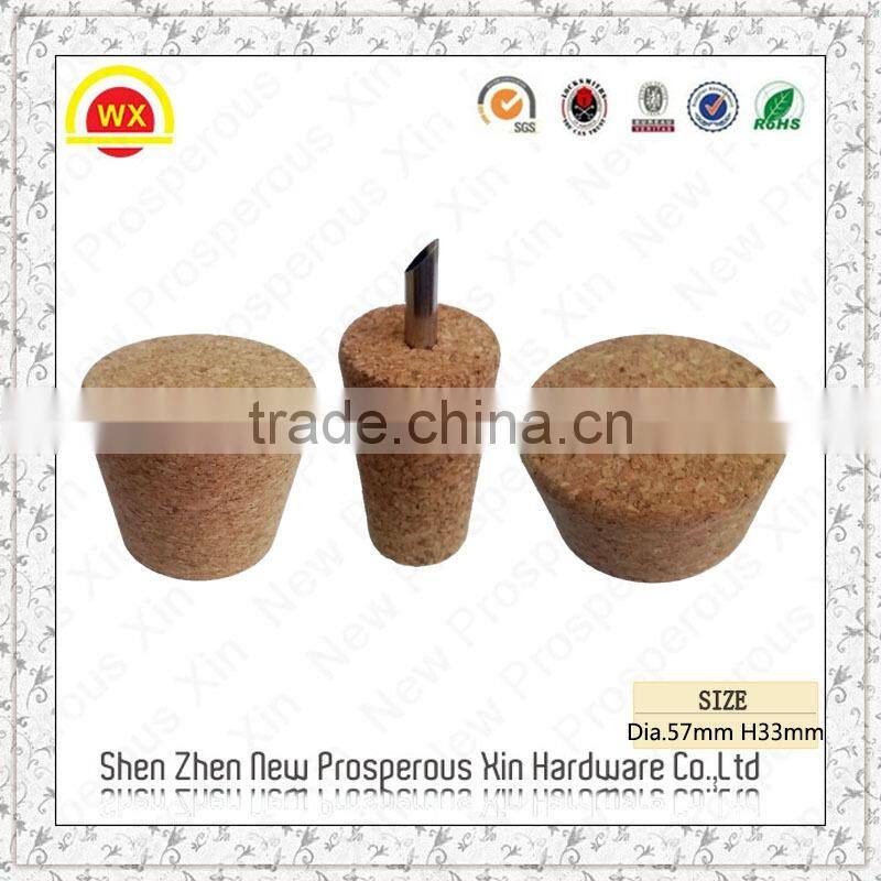 Wholesale natural glass engraved logo printing natural wine corks