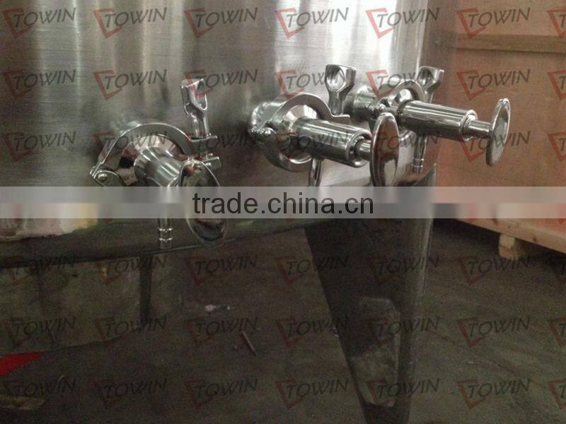 1500L SS304 reaction tanks with condenser