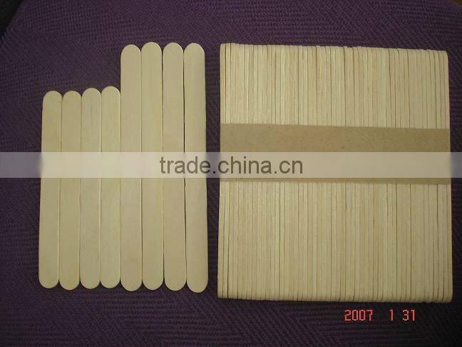 Round edge birch popsicle sticks ice cream sticks