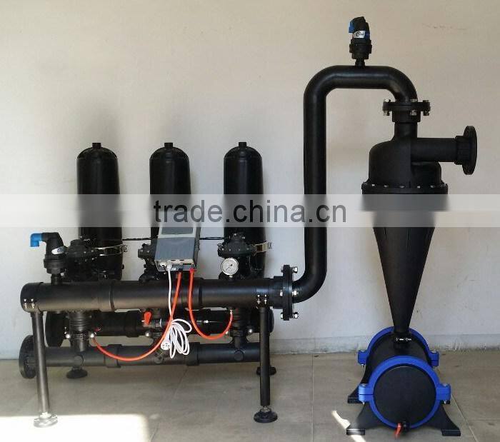 3inch Plastic Nylon HYDRO Cyclone sand filter for drip irrigation system