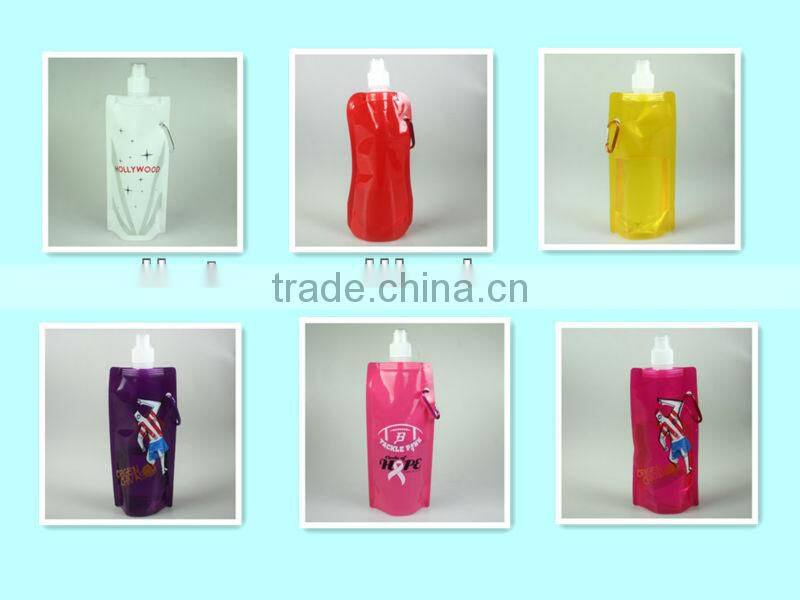 iLOT Plastic folding reusable drinking water bag widely be used in outdoor