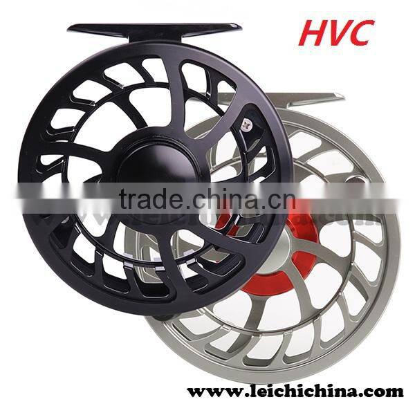 Large arbor cork drag aluminum cnc fly reels leichi