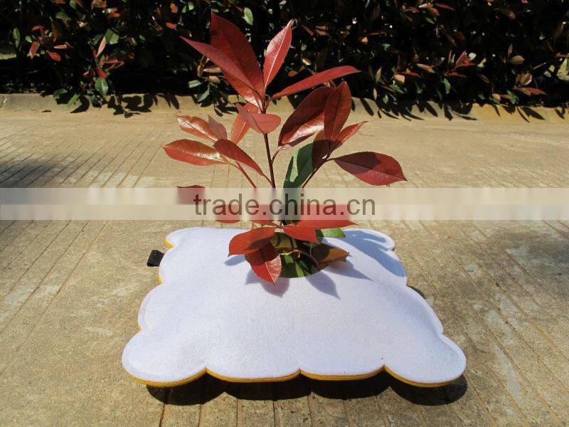 small colorful greenhouse flower pot holder cover GEO fabric manufacturer
