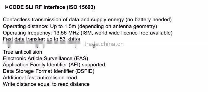 Waterproof Contactless ISO15693 RFID 1K Gym Key Tag/ Access Key Tag