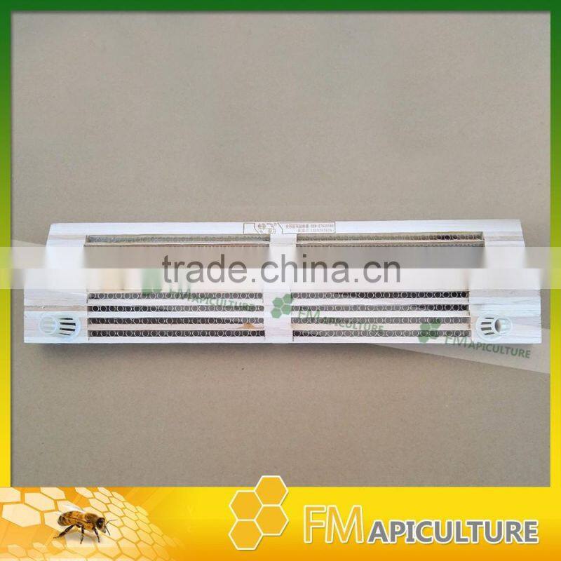 3 rows wooden pollen collector to collect pollen without holes ; pollen collecting tool; pollen collector ; pollen trap