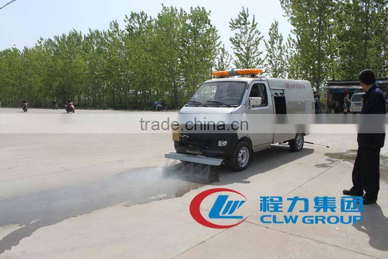 mini high pressure sidewalk washing truck