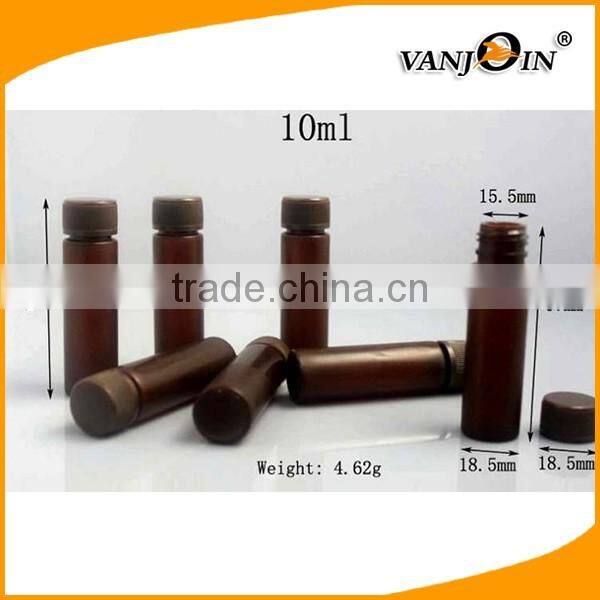 20ML Clear Plastic Essential Oil Bottle Plastic Head Dropper Bottle with childproof cap