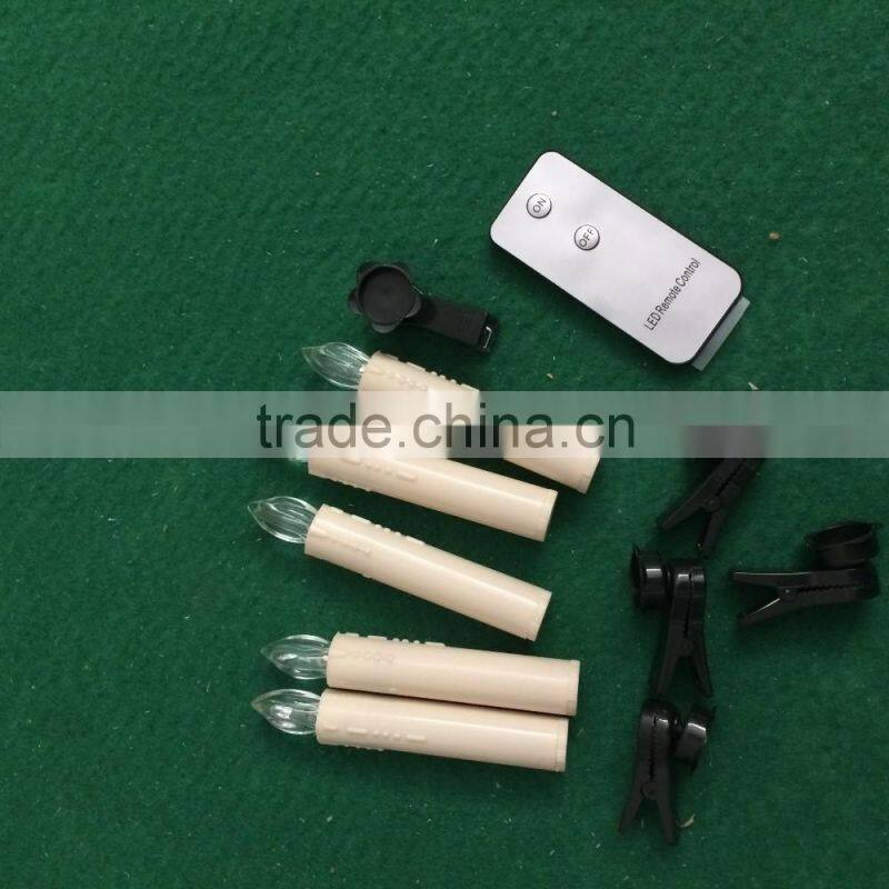 Christmas led candles with clips led taper candles with clips 10pcs led tapered candles with 10pcs clips led candle