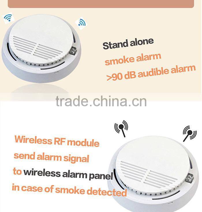 wireless gsm alarm smoke detector SM-100