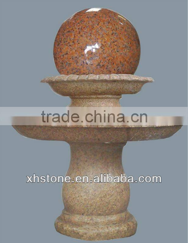 Natural Shanxi Black Granite Hand Carved Garden Decorative Stone Ball Fountain Floating Sphere (24 years factory)