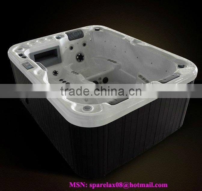 3 seaters CE certificate bathtub for sale hot tub whirlpool outdoor spa