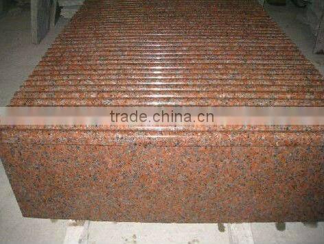 G562 Maple Red Granite Stairs Indoor Stair Steps
