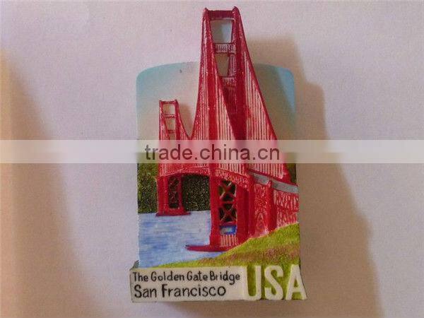 Resin American custom shape magnet