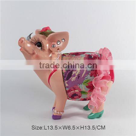 Resin horse coin bank