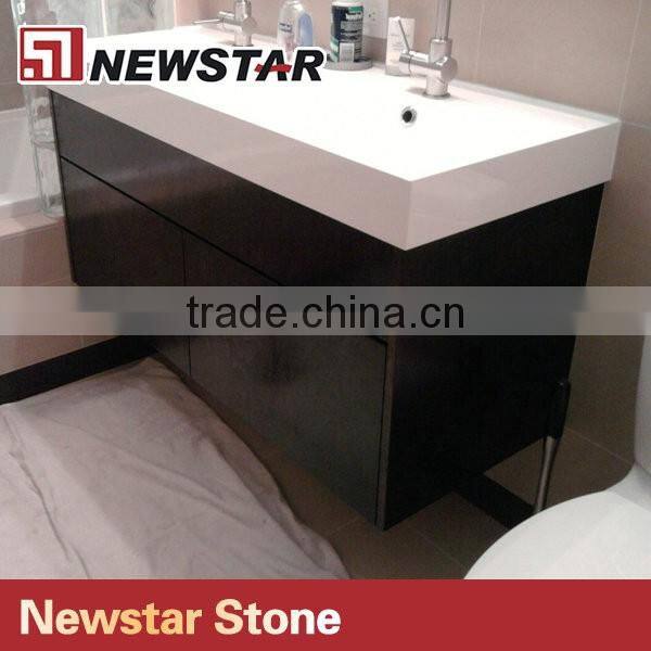 Newstar villa project artificial stone banjo vanity top