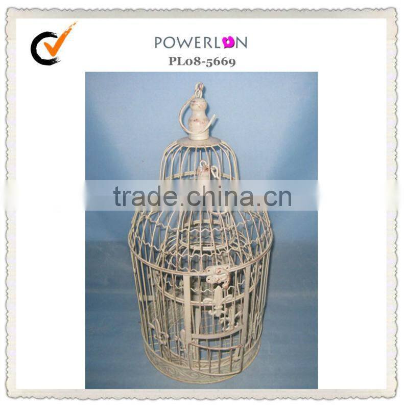 Simple pretty bird cage card holder