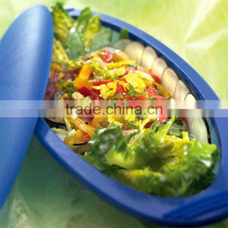 Personalized microwave Silicone steamed fish bowl Silicone steaming bowl