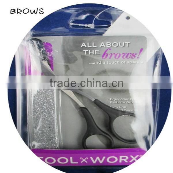 High quality eyebrow scissors beauty make up set